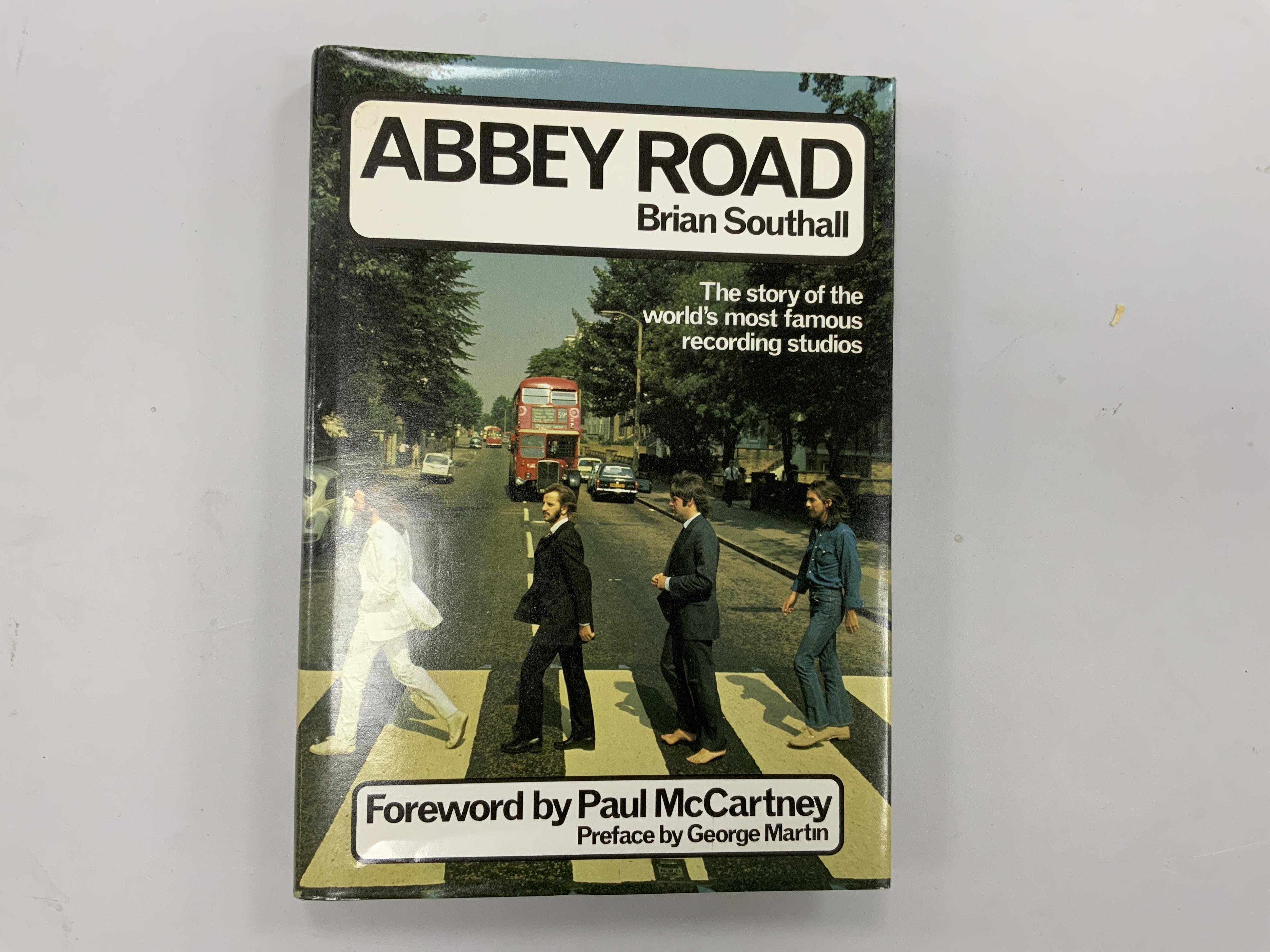 Brian Southall, Abbey Road, ’The story of the worlds most famous recording studios’, pub. Patrick Stephens Cambridge, a signed and dedicated copy with a separate note from the author on EMI headed note paper, together wi